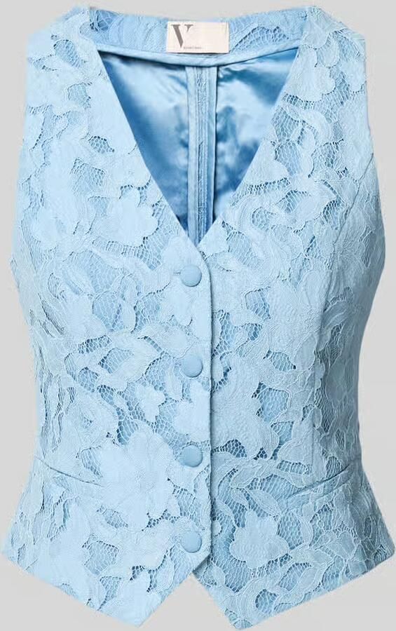VM by Vera Mont regular fit bodywarmer met all-over kant - Foto 2