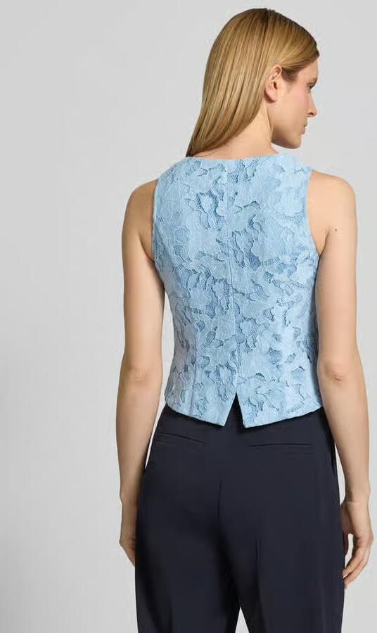V by Vera Mont regular fit bodywarmer met all-over kant - Foto 3