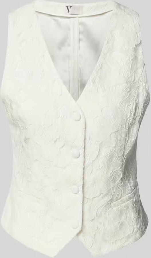 VM by Vera Mont regular fit bodywarmer met kant - Foto 2