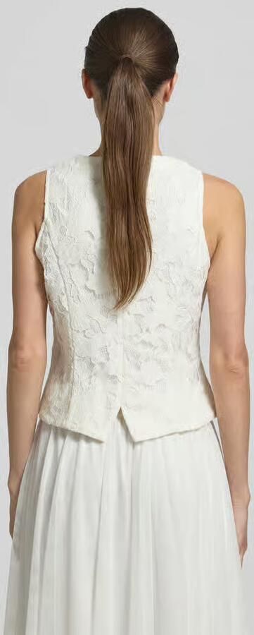 VM by Vera Mont regular fit bodywarmer met kant
