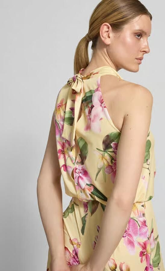 VM by Vera Mont regular fit jumpsuit met all-over bloemenmotief