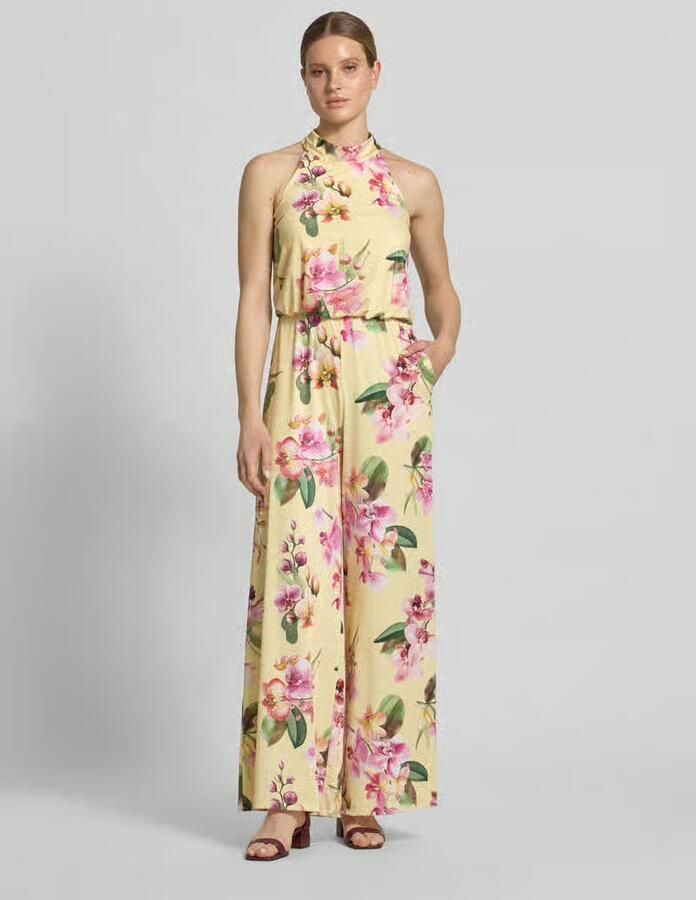 VM by Vera Mont regular fit jumpsuit met all-over bloemenmotief - Foto 2