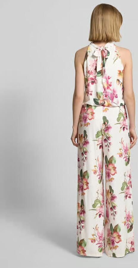 VM by Vera Mont regular fit jumpsuit met all-over bloemenmotief - Foto 4