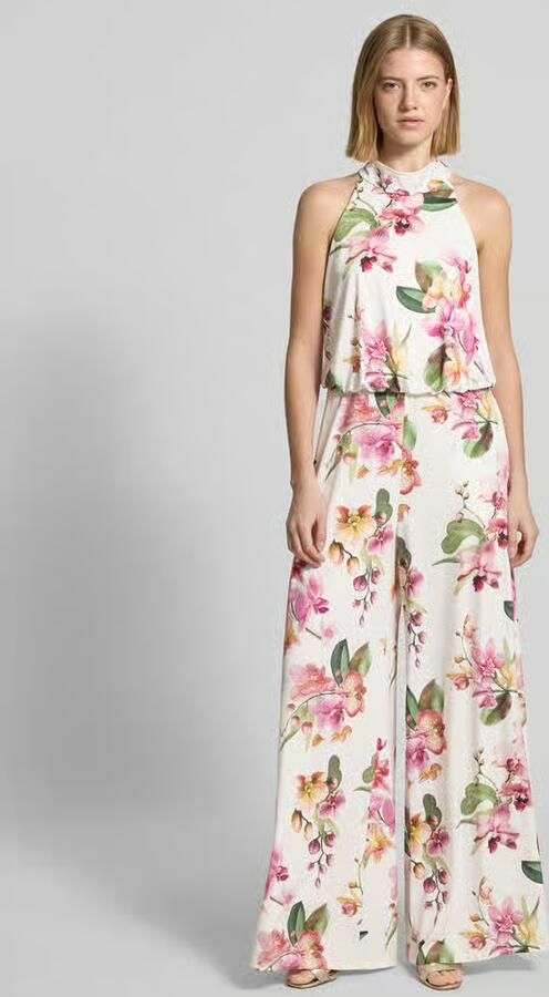VM by Vera Mont regular fit jumpsuit met all-over bloemenmotief - Foto 3