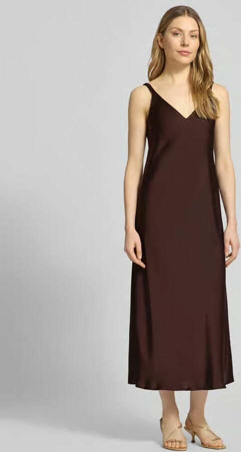 VM by Vera Mont regular fit midi-jurk met V-hals - Foto 3