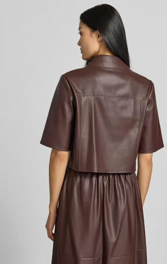 VM by Vera Mont regular fit overhemdblouse in leerlook - Foto 3
