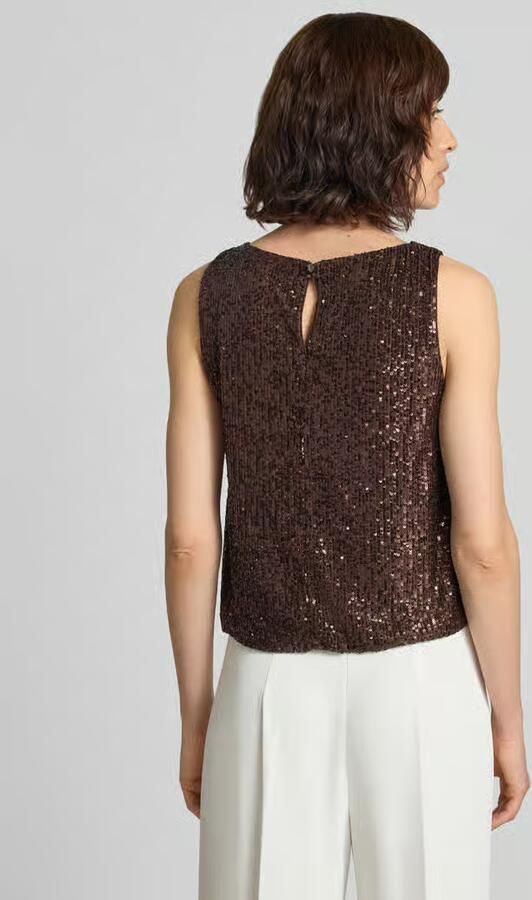 VM by Vera Mont regular fit top met all-over pailletten - Foto 2