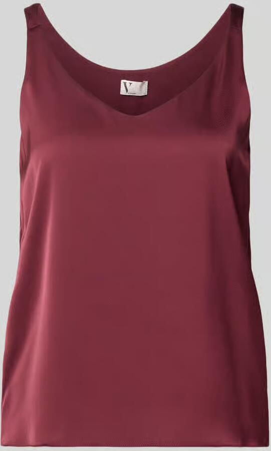 V by Vera Mont regular fit top van satijn