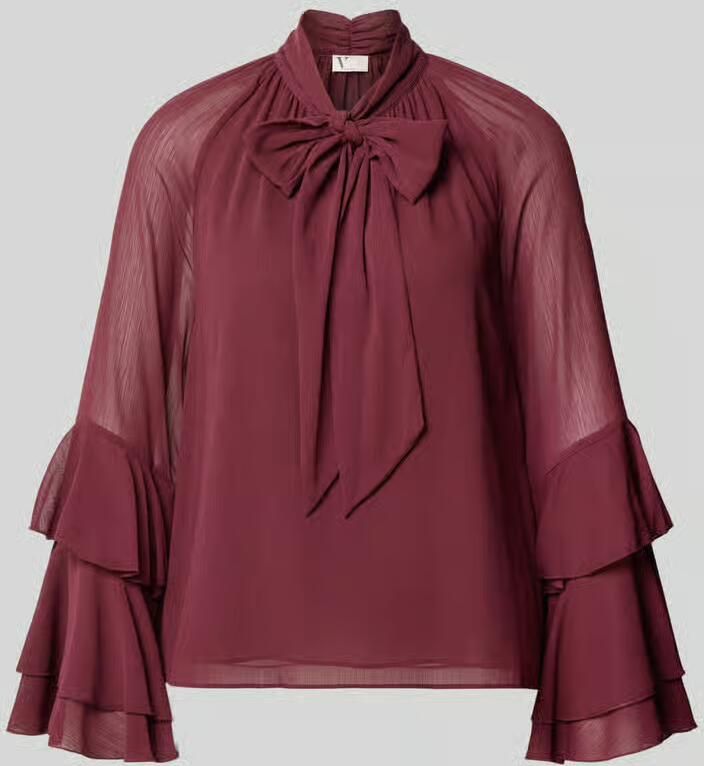 VM by Vera Mont Strikblouse met volantmouwen - Foto 2