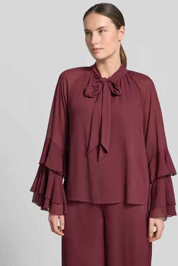 VM by Vera Mont Strikblouse met volantmouwen - Foto 3