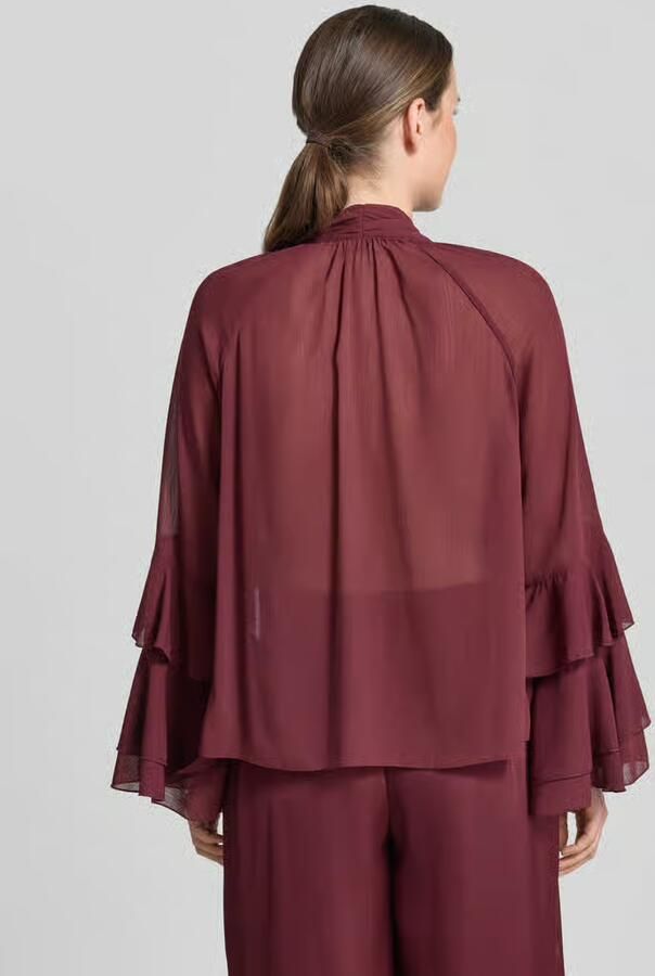 VM by Vera Mont Strikblouse met volantmouwen - Foto 2