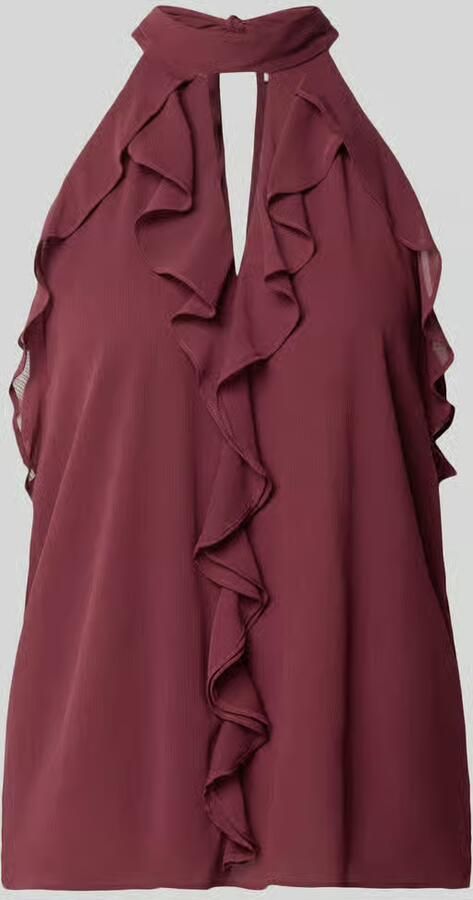 VM by Vera Mont Top met volants en halter - Foto 2