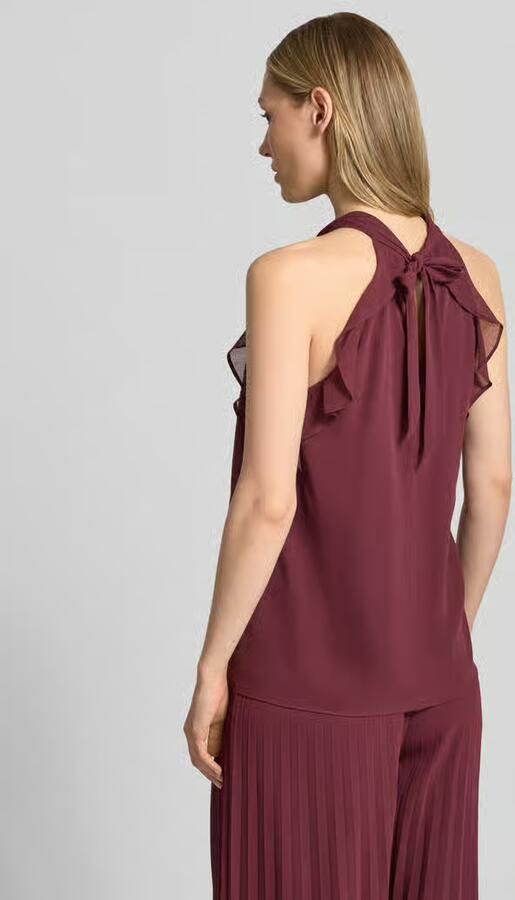 V by Vera Mont Top met volants en halter - Foto 3