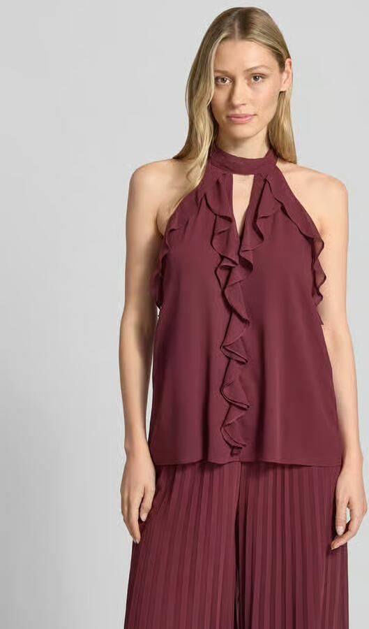 V by Vera Mont Top met volants en halter - Foto 2