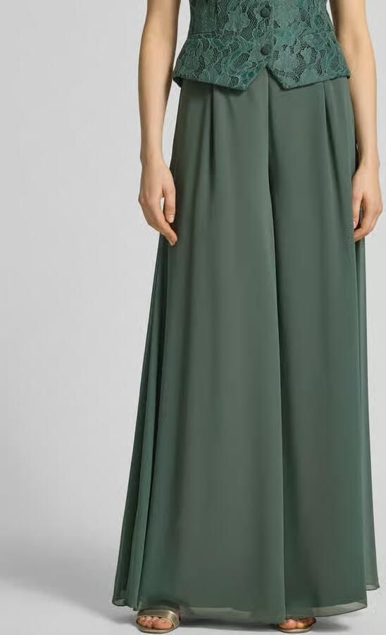 VM by Vera Mont wide fit broek met plooien in de taille - Foto 3