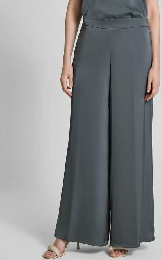 VM by Vera Mont Wide fit stoffen broek met elastische band - Foto 3