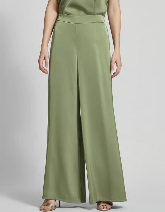 VM by Vera Mont Wide fit stoffen broek met elastische band - Foto 2