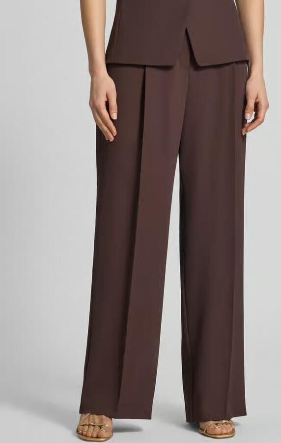 VM by Vera Mont wide leg broek met persplooien - Foto 3