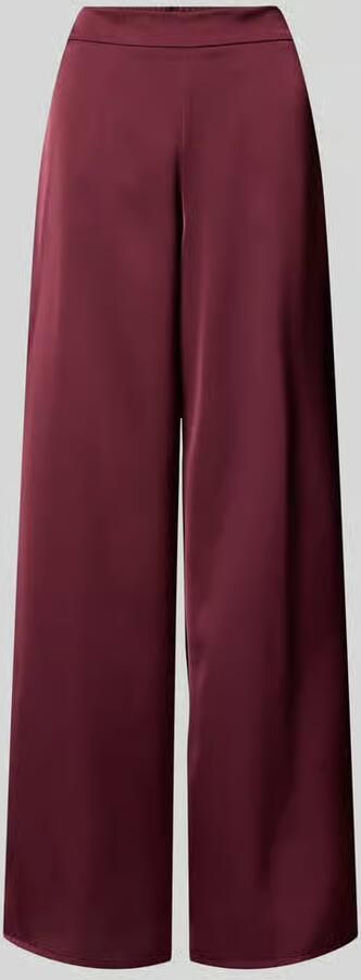 VM by Vera Mont wide leg broek van satijn met elastische band - Foto 2