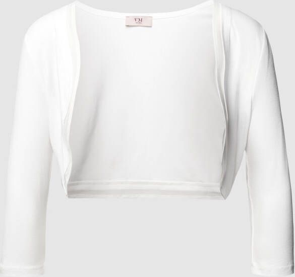 V.M. Bolero met sjaalkraag van chiffon