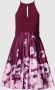 Vera Mont Bloemenprint Cocktailjurk Multicolor Dames - Thumbnail 1