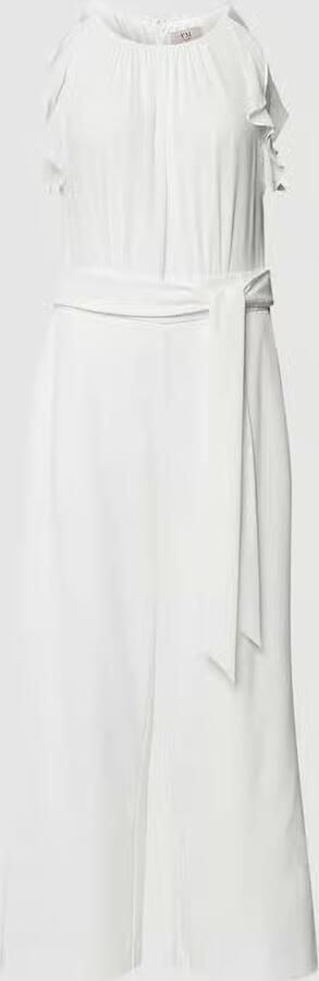 Vera Mont Jumpsuit met ruches White Dames