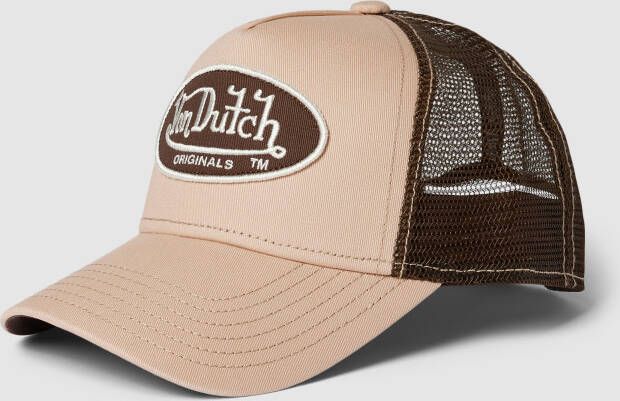 Von Dutch Baseballpet met labeldetail