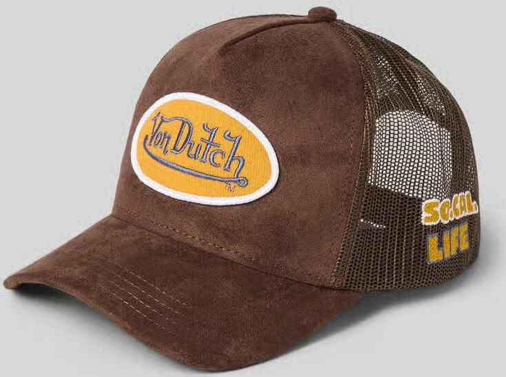 Von Dutch Trucker cap met labelpatch model 'CASQUETTE'