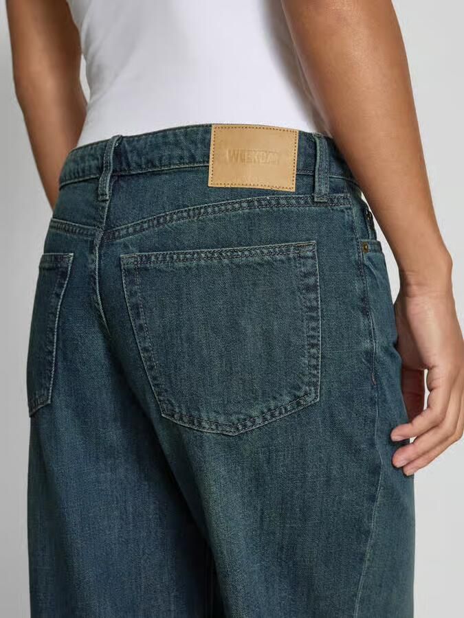 Weekday Low waist jeans van puur katoen