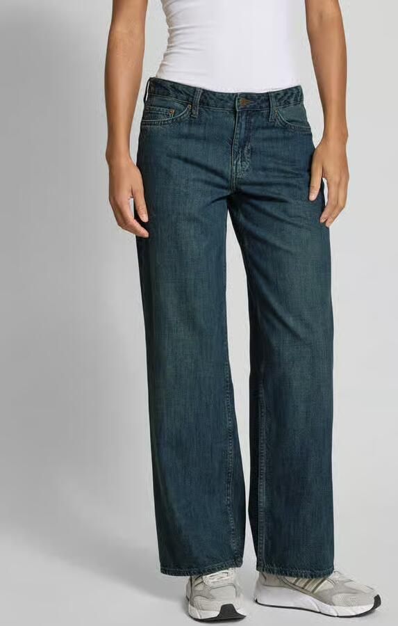Weekday Low waist jeans van puur katoen - Foto 3