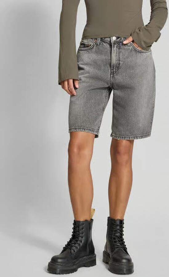 Weekday Regular fit korte jeans in 5-pocketmodel model 'MONTEREY' - Foto 4