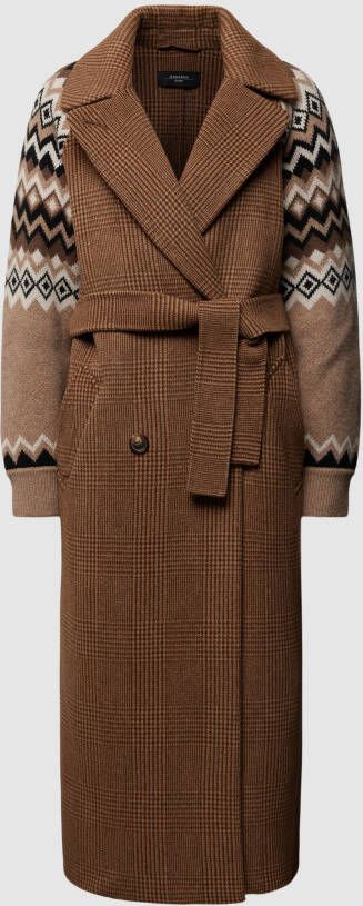 Weekend Max Mara Lange jas in two-tone-stijl model 'RIETI'