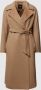 Weekend Max Mara Lange jas met scheerwol en strikceintuur model 'RESINA' - Thumbnail 1