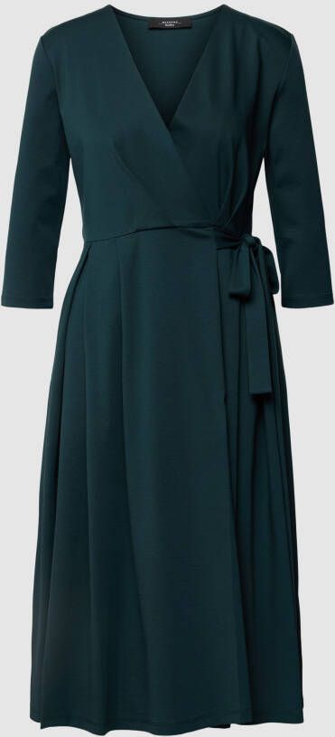 Weekend Max Mara Midi-jurk met wikkelelementen model 'Doria'