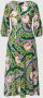 Weekend Max Mara Midi-jurk van pure zijde met all-over motief model 'JUPITER' - Thumbnail 1