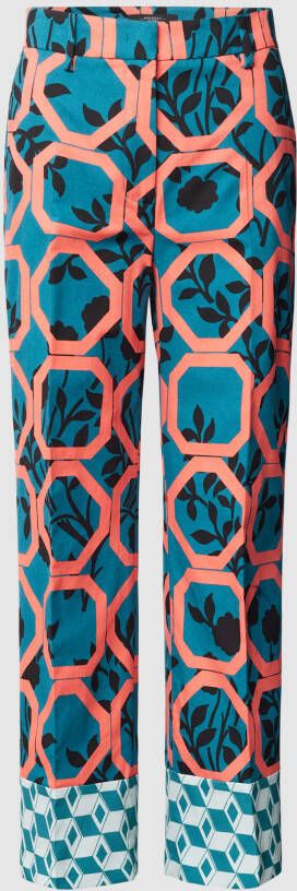 Weekend Max Mara Stoffen broek met persplooien model 'ROSATEA'