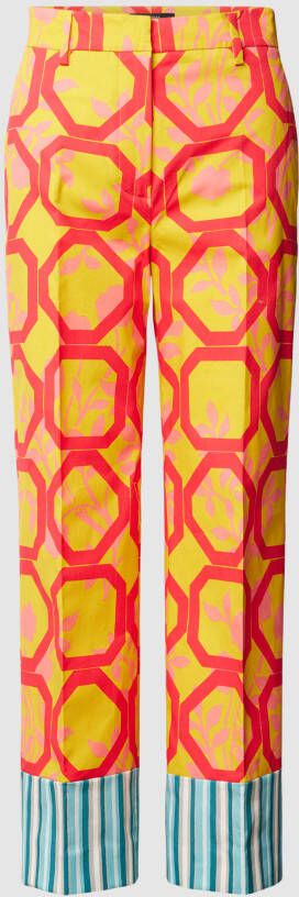 Weekend Max Mara Stoffen broek met persplooien model 'ROSATEA'