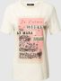 Weekend Max Mara T-shirt met labelprint model 'MURANO' - Thumbnail 3