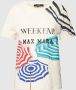 Weekend Max Mara T-shirt met labelprint model 'MURANO' - Thumbnail 1