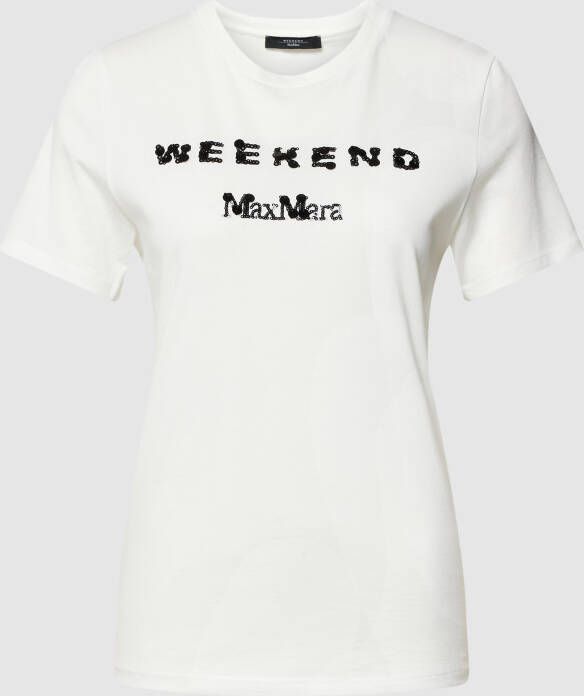 Weekend Max Mara T-shirt met pailletten model 'TALENTO'