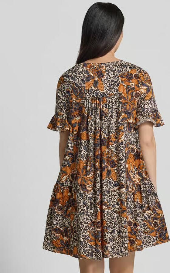 Weekend Max Mara A-lijn kaftanjurk van puur katoen model 'FUOCO'