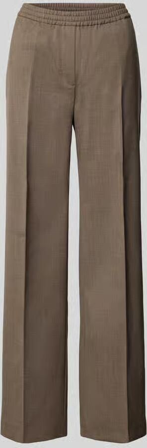 Weekend Max Mara Bandplooibroek met wijd been