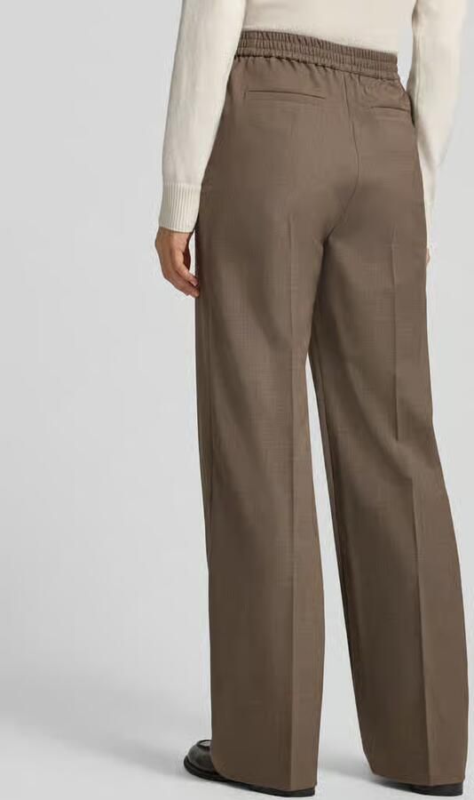 Weekend Max Mara Bandplooibroek met wijd been - Foto 3