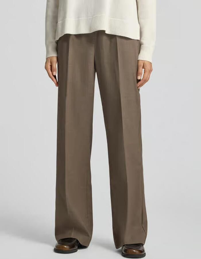 Weekend Max Mara Bandplooibroek met wijd been - Foto 2