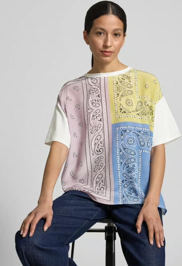 Weekend Max Mara blouse van katoenmix in relaxed fit model 'PAMPAS'