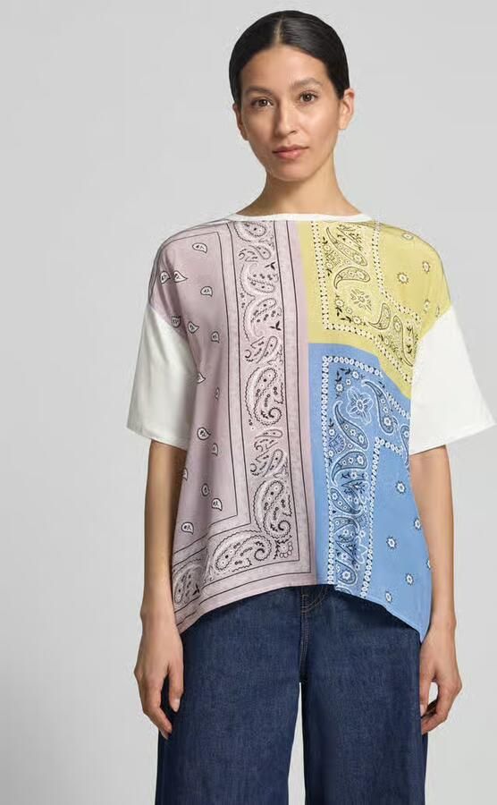 Weekend Max Mara blouse van katoenmix in relaxed fit model 'PAMPAS' - Foto 4