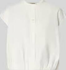 Weekend Max Mara boxy fit blouse met korte mouwen van puur katoen model 'GELATINA'