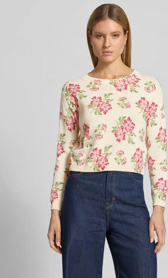 Weekend Max Mara boxy fit gebreide pullover van puur katoen model 'EDITTO' - Foto 4