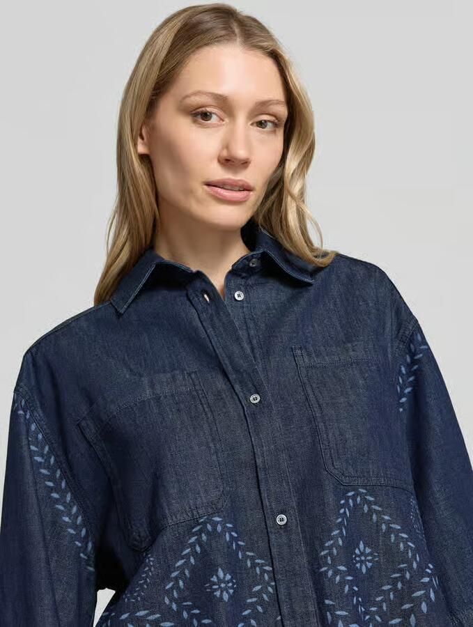 Weekend Max Mara boxy fit jeansblouse van puur katoen model 'ALARE'