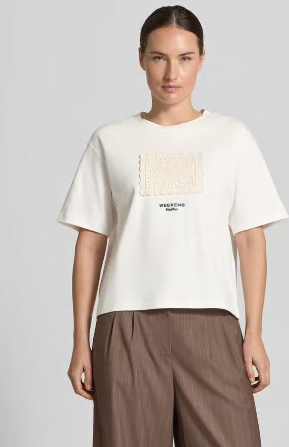 Weekend Max Mara Boxy fit T-shirt van 100% katoen model 'SALA' - Foto 2